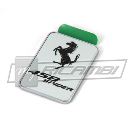 Ferrari 458 Spider Airbox Emblem pn 290557